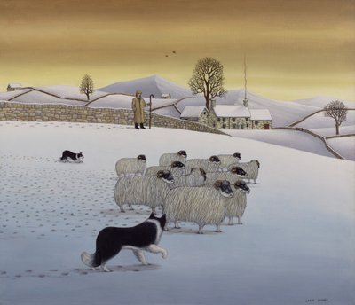 The Fells in Winter, 1984 by Larry Smart